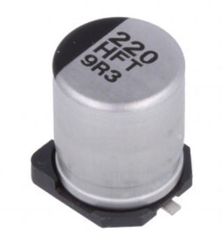 [H55410] SMD elektrolytkondensator - 220uF / 50V, F hus (FT)