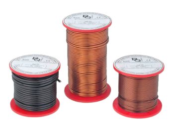 [H58730] Lakisoleret kobbertråd - Ø0,25mm x 1000m (0,5kg)