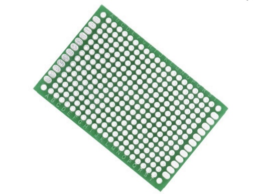 [H49718] Hulprint - 40x60mm, Dobbeltsidet m. øer (1 stk.)