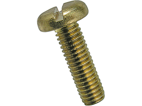 [H55830] Maskinskrue, panhoved - M3x6mm, ligekærv (25 stk.)