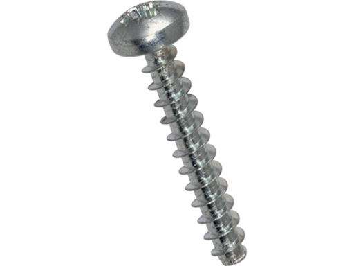 [H58011] Skrue til plast, panhoved - 3x20mm, pozidriv PZ1 (50 stk.)