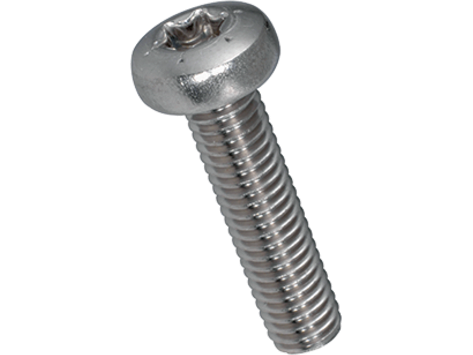 [H58772] TORX maskinskrue, knaphoved - M4x20mm, TX20, A4 (25 stk.)