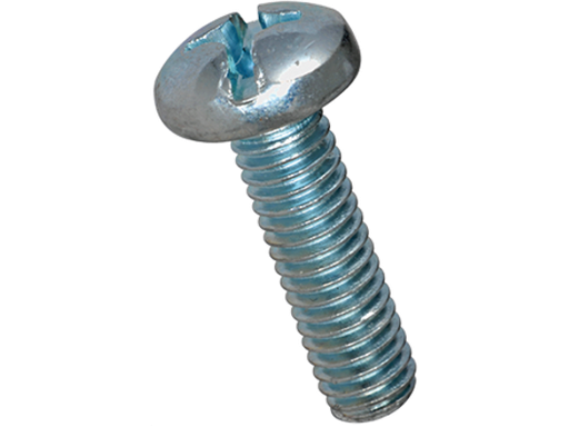 [H58776] Maskinskrue, panhoved - M6x30mm, Phillips PH3 (10 stk.)