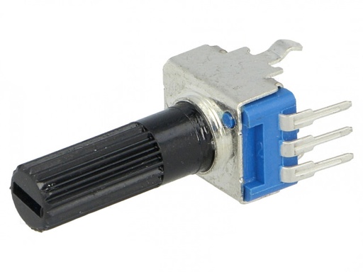 [H55695] Drejepotmeter, 6mm aksel - 1kOhm, 125mW (±20%), Lodret