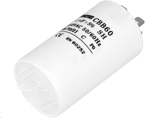 [H46855] MOTOR kondensator - 40uF / 450V, Spadestik