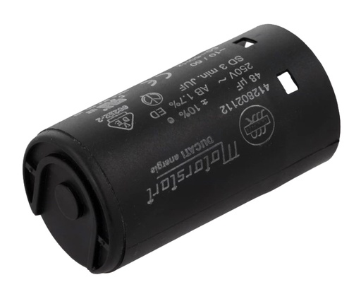 [H61746] MOTOR start kondensator - 48uF 250V (Ø37x69mm)