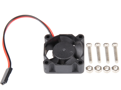 [H62855] DC blæser - 30x30x10mm 5Vdc / 0,6W, 2 ledn.