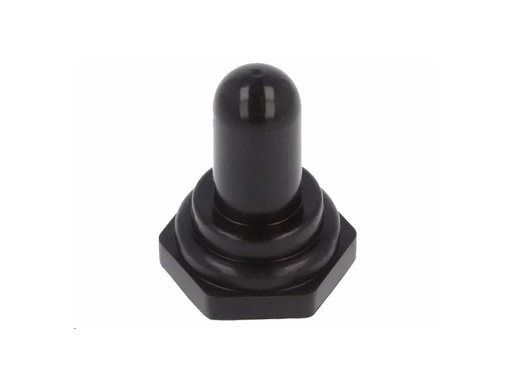 [H58120] Gummihætte - Til mikro vippekontakter Sort