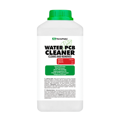 [H53346] PCB rensevæske i plastbeholder, vandbaseret (1 ltr.)