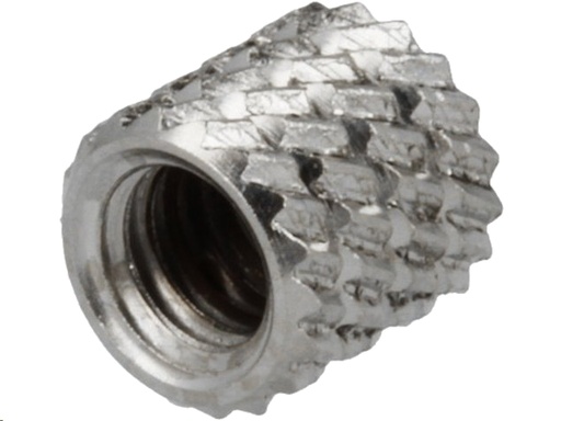 [H44351] Gevindindsats til plast - M4, Ø5,95mm, L5,9mm (10 stk.)