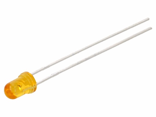 [H60108] 3mm LED - Rund, ORANGE diffus (180mcd 45°)