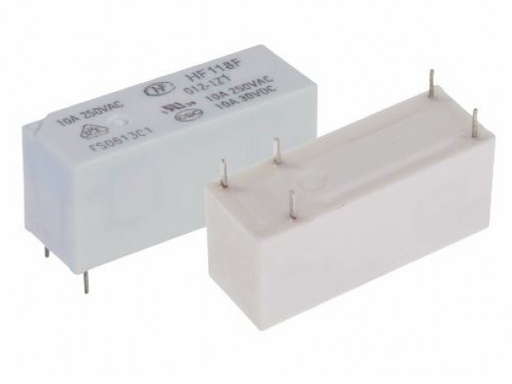 [H61853] Miniature relæ - 12VDC 10A, 1 x skifte (SPDT), 5-ben 3,2mm