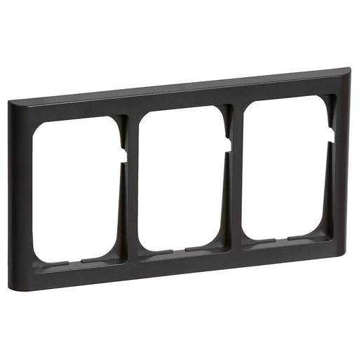 [1017047424] LK Fuga ramme Softline 63 3x1½m - koksgrå