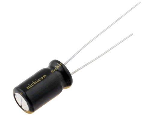 [H35507] Audio elektrolyt kondensator - 1000uF / 63V lodret, Ø16x25mm