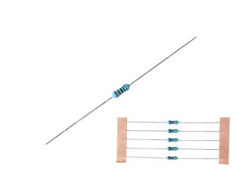 [H24407] Metalfilmmodstand - 2,4ohm 0,6W ±1% (Ø2,4x6,3mm)