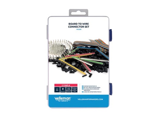 [H56464] Ledning-til-print stiksortiment - Dupont og JST (160 stik)