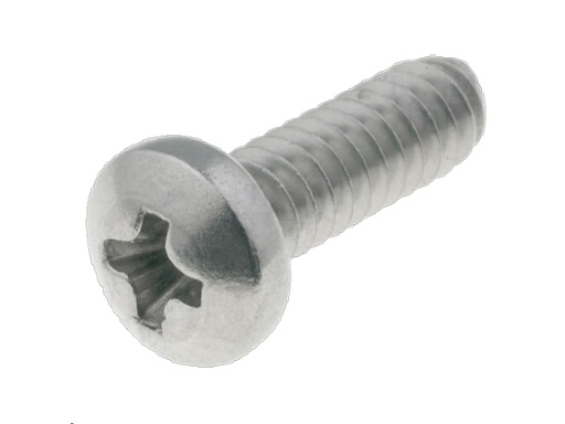 [H56478] Krydskærv skrue rustfri,  panhoved - M3x10mm, PH1 (50 stk.)