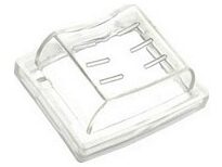[H60947] Gummihætte til vippekontakt - Transparent