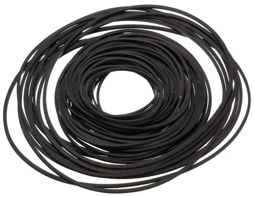 [H45850] Drivrem sortiment til kassette/CD/DVD - 40-135mm (35 dele)