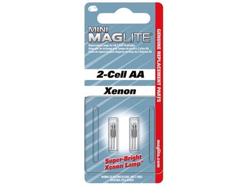 [H47486] Xenon pæresæt til Mini MAGLITE - 3V / 0,9W bi-pin (2 stk.)