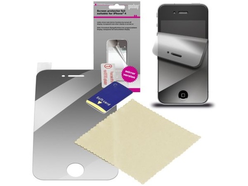 [H33079] Displayfolie til iPhone 4/4s - Spejl effekt (1 stk.)
