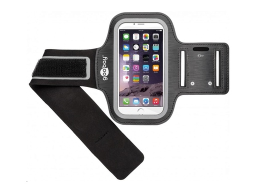 [H37524] Sport armhylster til iPhone 6 / Galaxy S5 - HQ, Sort