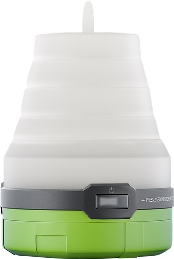 [H61442] 3-i-1 sammenklappelig campinglampe - RGB LED, flammeeffekt