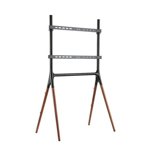 [H54930] TV gulvstand - 49-70" maks. 40kg, valnøddetræ
