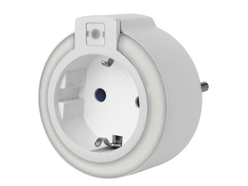 [H43340] LED natlampe med 1 x 230VAC udtag