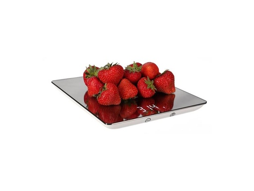 [H57518] Digital køkkenvægt - Spejl overflade, 5 kg / 1g opl.