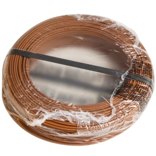 [5732104033] Inst. ledning PVL Blyfri 1x1,5mm brun - 100 meter