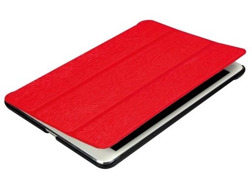 [H43704] Læder look smart cover til iPAD Mini - Rød