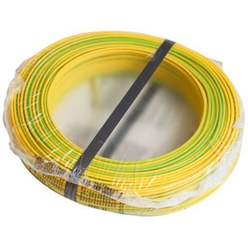 [5732104046] Inst. ledning PVL blyfri 1x1,5mm gul/grøn - 100 m.