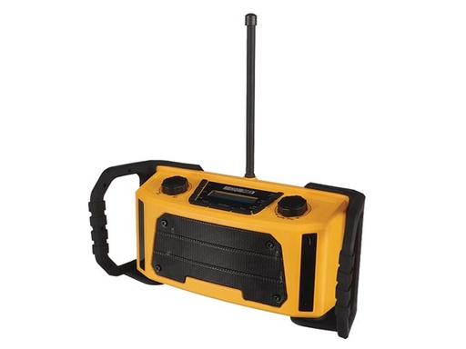 [H54878] Robust håndværker-radio - DAB/DAB+/FM, 2x2,5W