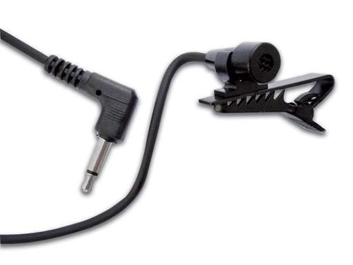 [H18584] Tie-clip revers-mikrofon m. 3,5mm JACK stik (4m ledn.)