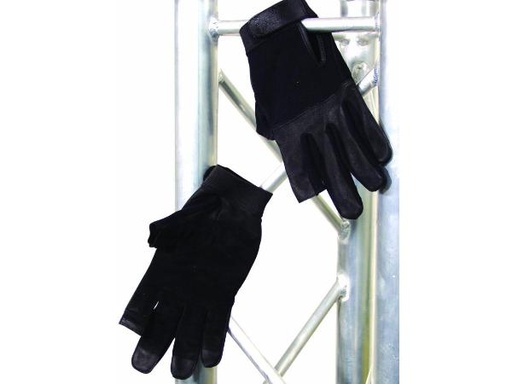 [H30592] Roadie handske - Robust pro. sort læder, M (8)
