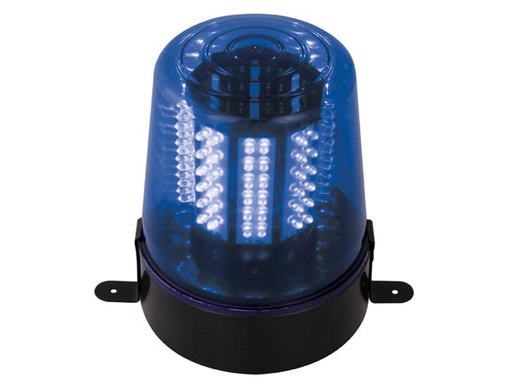 [H36110] Roterende LED advarselsblink - Blå (12V) incl. netadapter