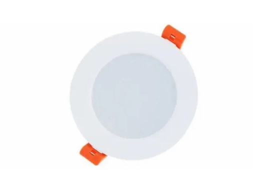 [H19155] LED downlight, hvid - 12V 3W, Varm hvid (Ø70mm)