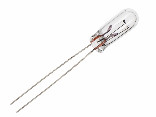 [H60994] T1 1/4 trådlampe - 6V 30mA 0,18W (Ø4,5x11,7mm)