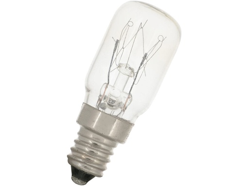 [H61741] Dværglampe - 240V / 38mA / 10W Tube, E10 sokkel (Ø16x43mm)