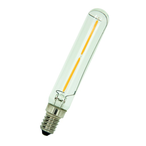 [H62005] T20 LED filament pære - 240V 1,5W klar, E14 sokkel (2700K)