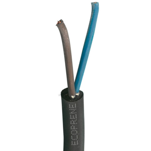 [5734000410-1] Gummikabel H07RN-F 2x1,5mm² - pr. meter