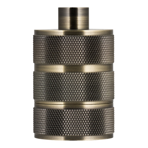[H60010] Antik E27 pærefatning - Bronze