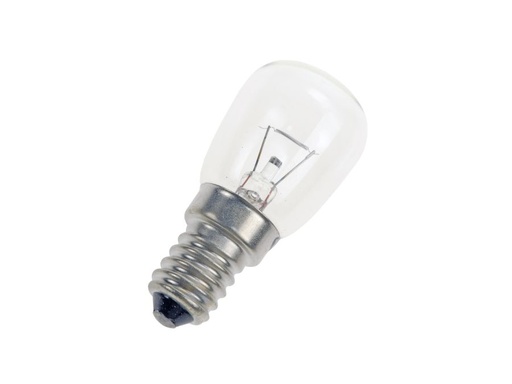 [H59507] Rørlampe - 12V / 25W, E14 sokkel (Ø26x57mm)
