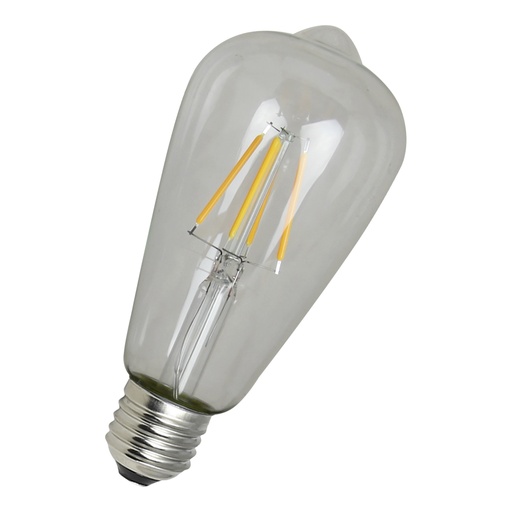 [H58670] Filament LED, udendørs - ST64 E27 240V 4W 2700K Klar (IP65)