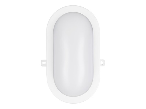 [H57377] Udendørs LED skotlampe - Oval 12W Varm Hvid (IP54)