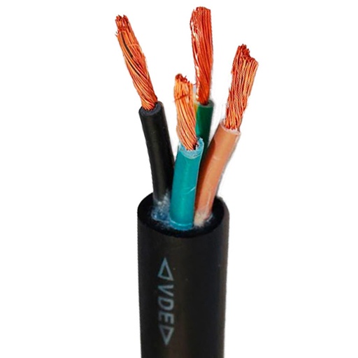 [5734000591] Gummikabel H07RN-F 4x1mm² - 100 meter