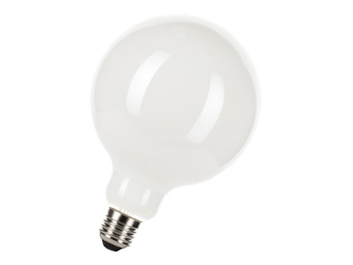 [H57459] G125 LED pære - 240V / 4W opal, Dæmpbar, E27 (2700K)