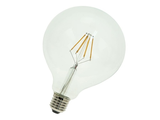 [H57169] G125 Filament LED pære - 240V 4W E27, Dæmpbar (2700K)
