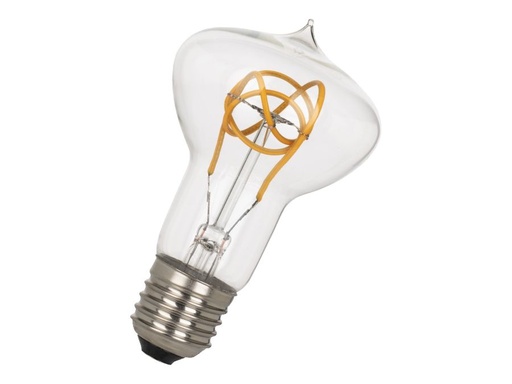 [H57219] R63 SpiraLED Nostalgic - 240V 4W dæmpbar, E27 (2200K), Klar